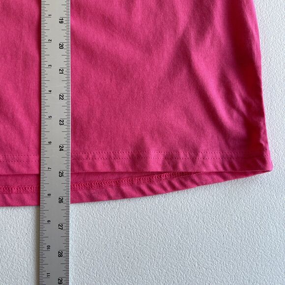 Women's Disney Mickey Mouse Short Sleeve T-Shirt Size XS Pink Loose Fit Tee - Picture 9 of 9
